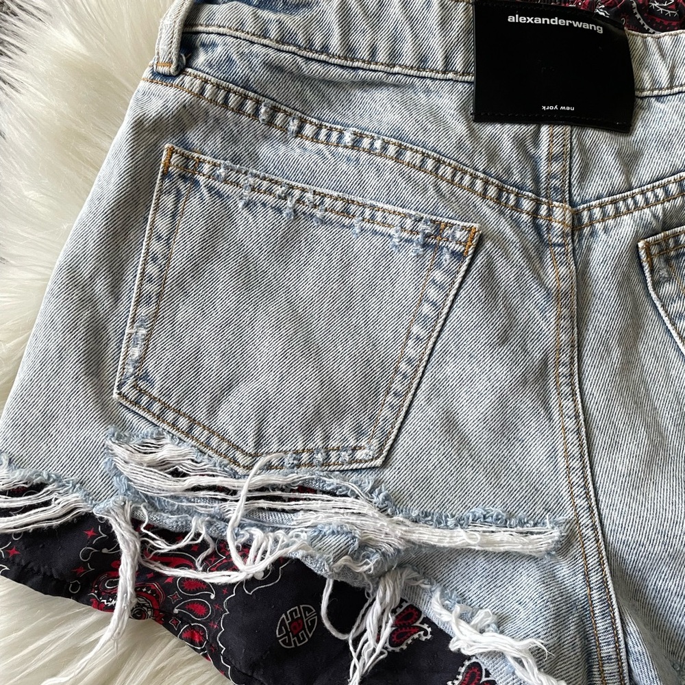 Alexander Wang Distressed Denim With Built In Box… - image 7